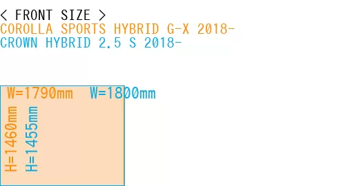 #COROLLA SPORTS HYBRID G-X 2018- + CROWN HYBRID 2.5 S 2018-